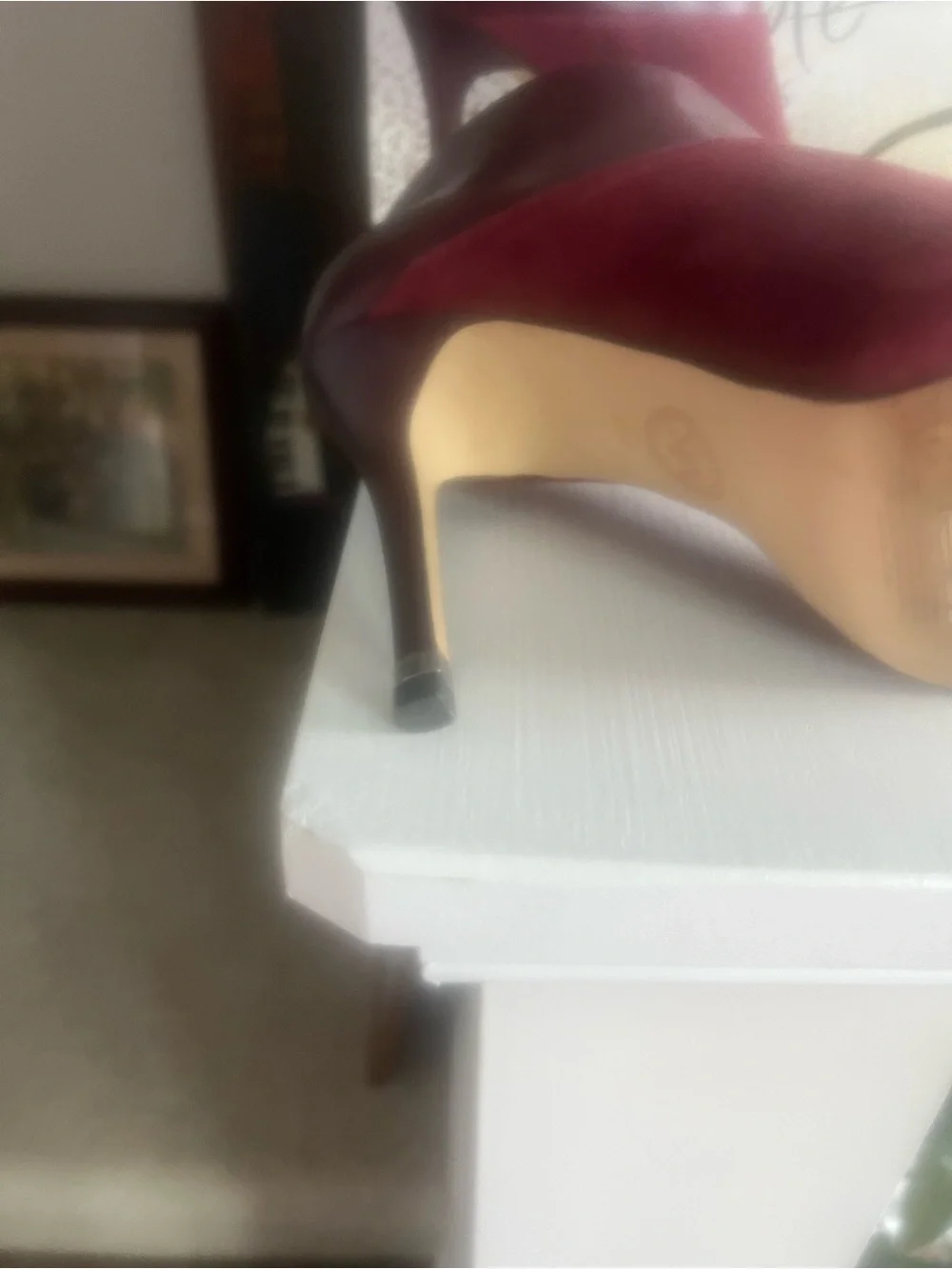 Michael Kors Burgundy Pointed-Toe Ankle Booties
